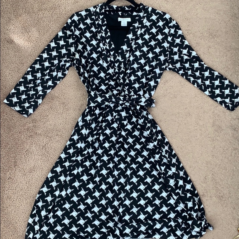 Diane Von Furstenberg Style Wrap Dress